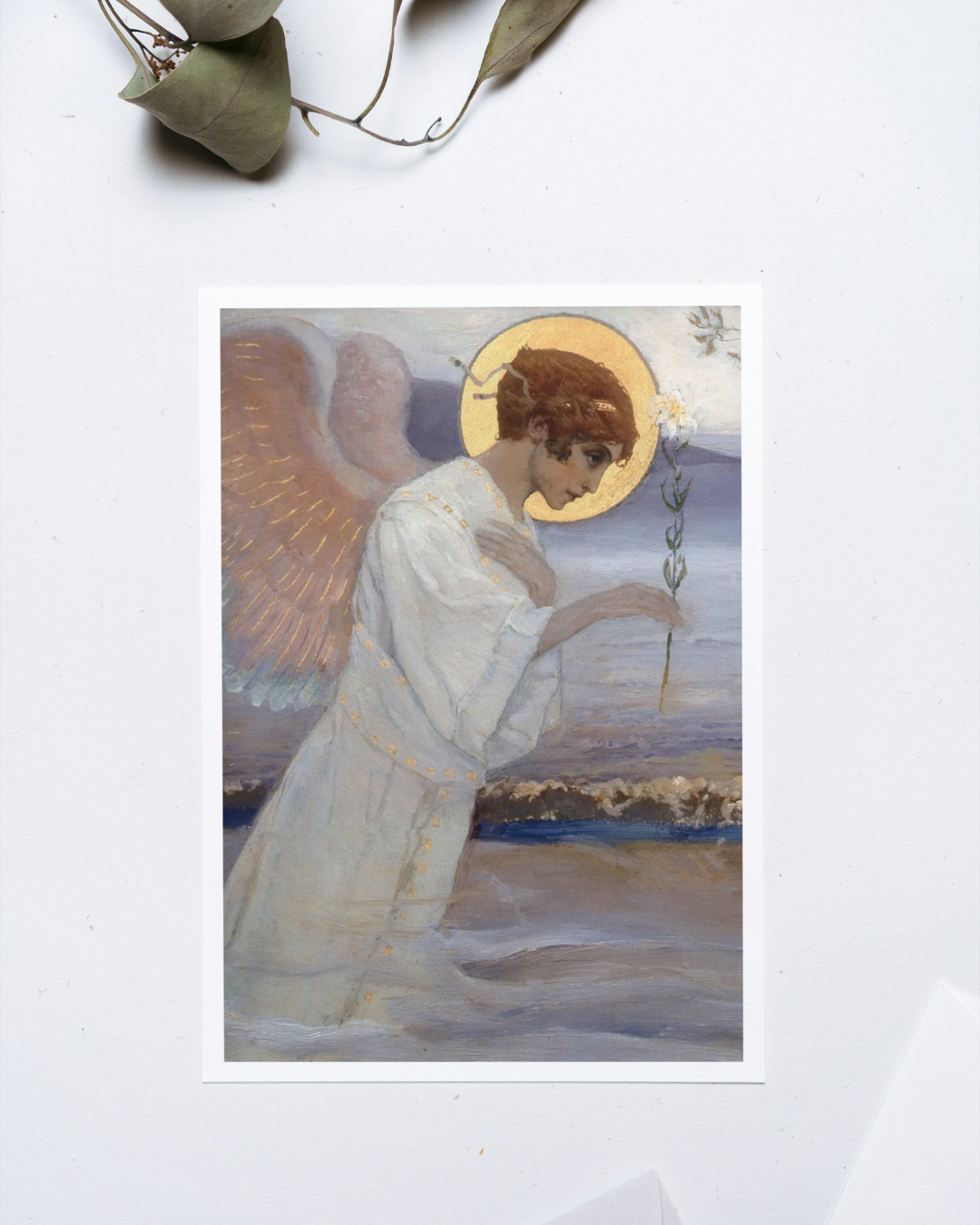Cartão // Arcanjo Gabriel, Mikhail Nesterov