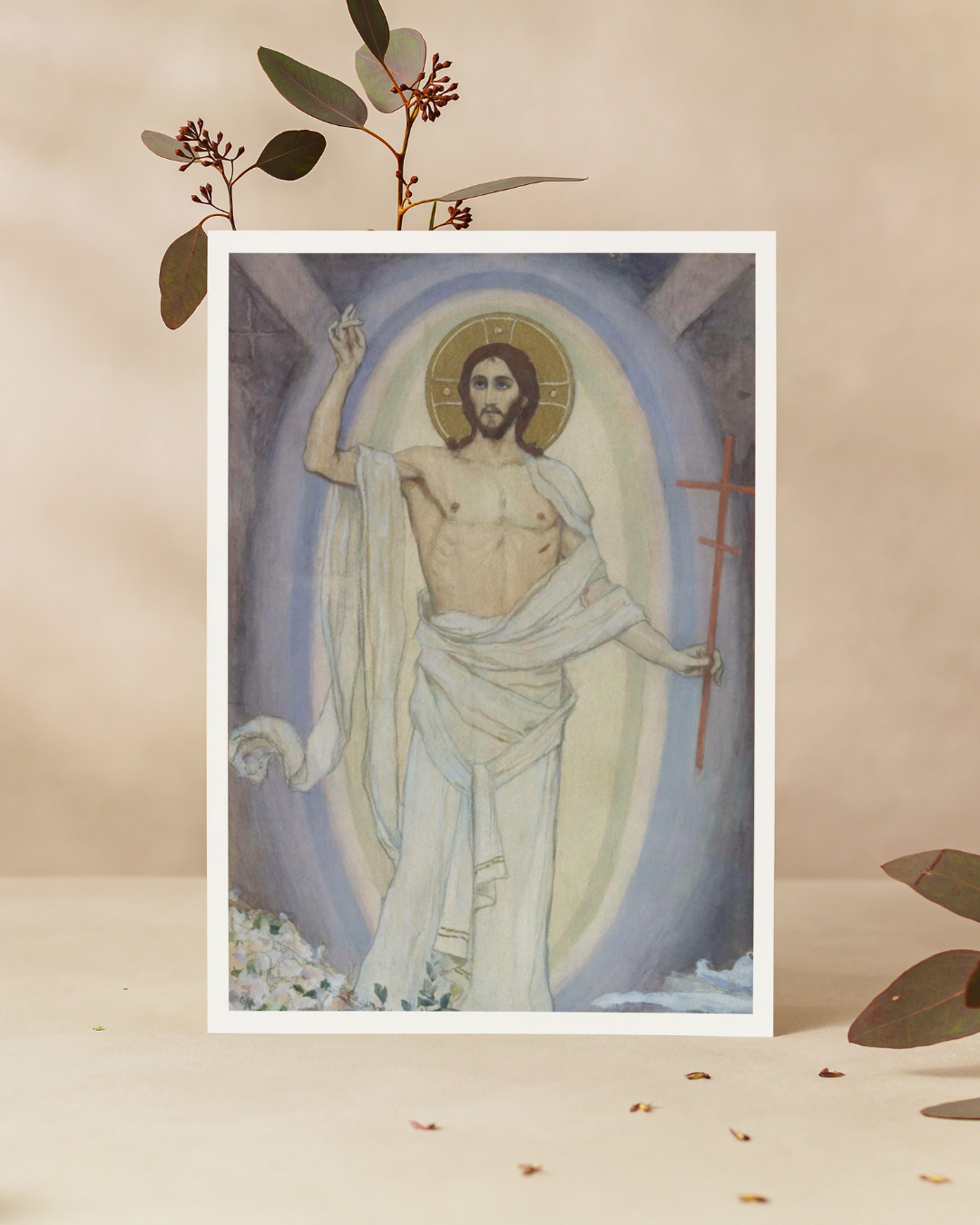 Cartão // Domingo, Mikhail Nesterov