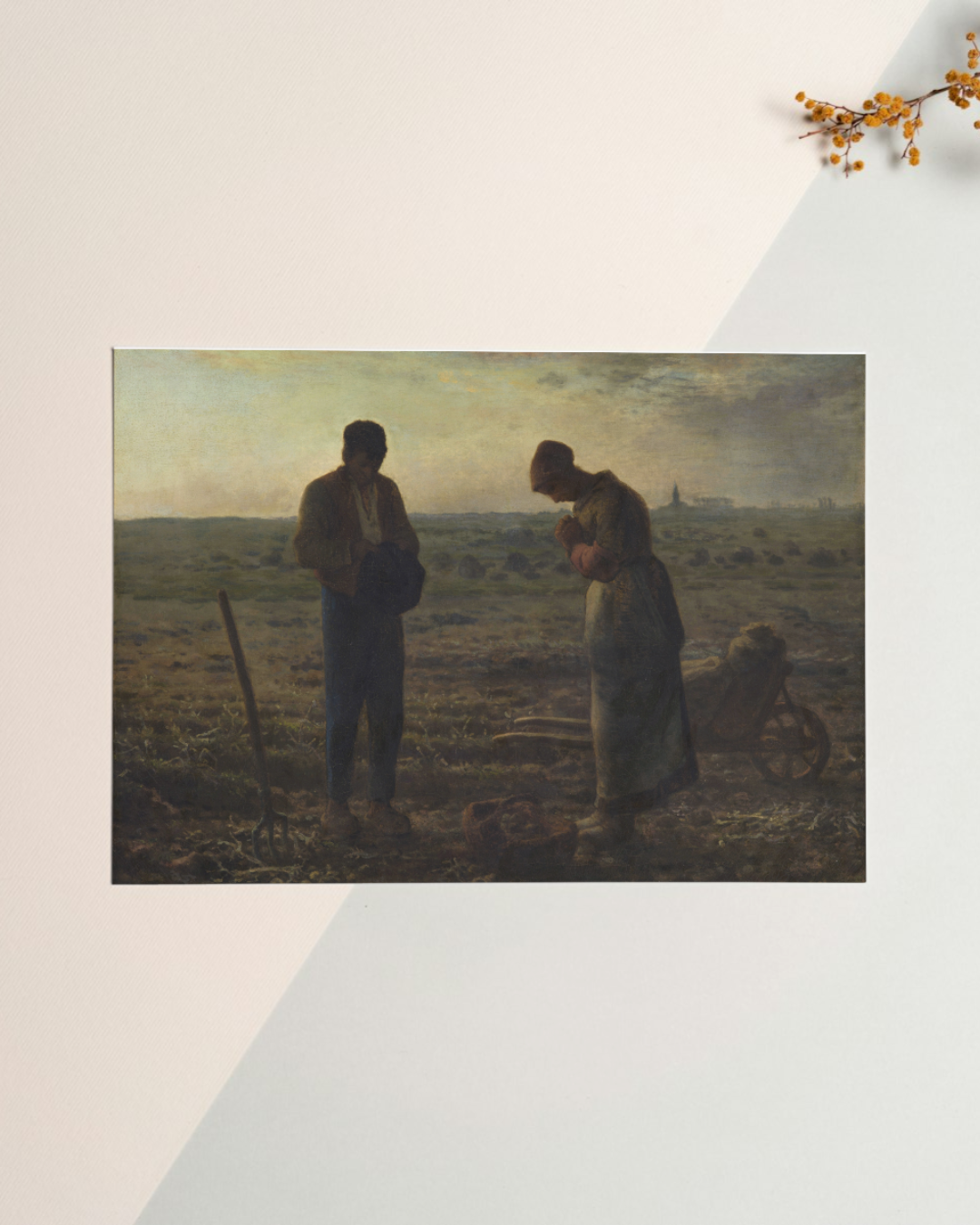 Cartão // Angelus, Jean-François Millet