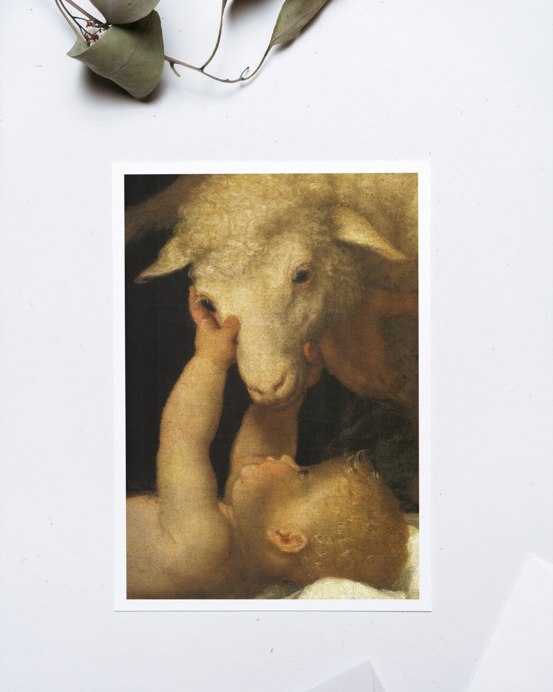 Cartão // A Adoração dos Pastores, Lorenzo Lotto