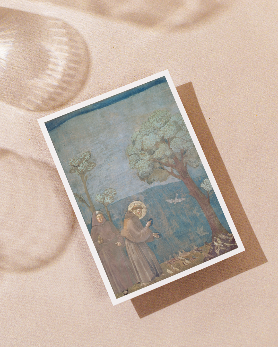 Cartão // São Francisco prega aos pássaros, Giotto