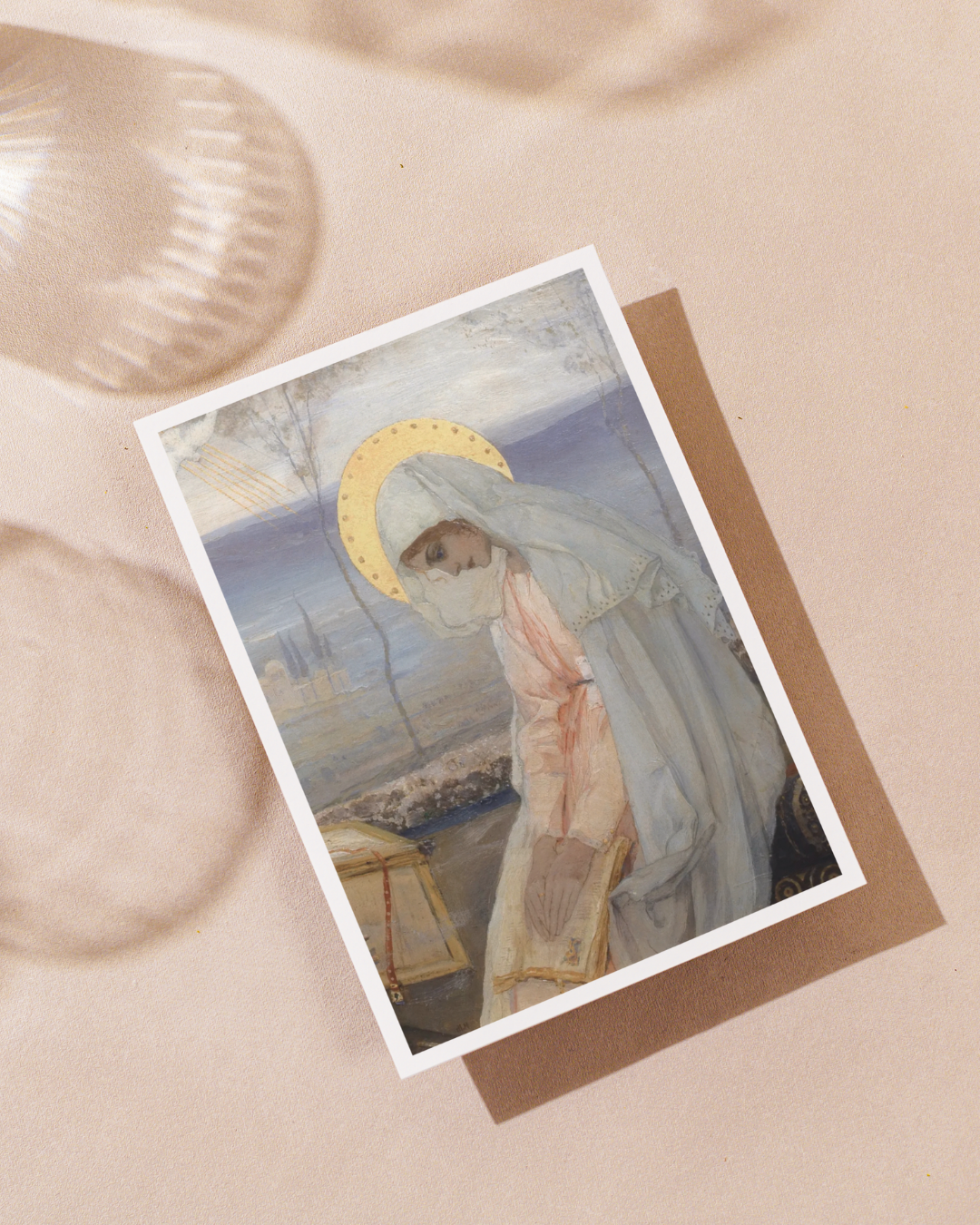 Cartão // Virgem Maria, Mikhail Nesterov