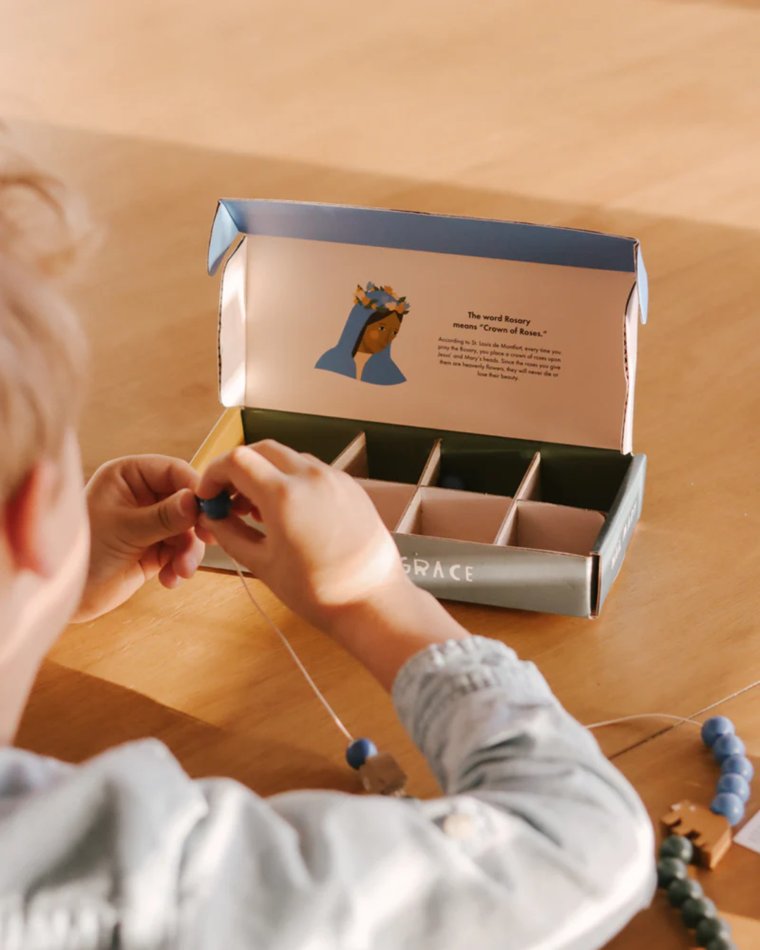 Kit de terço para montar