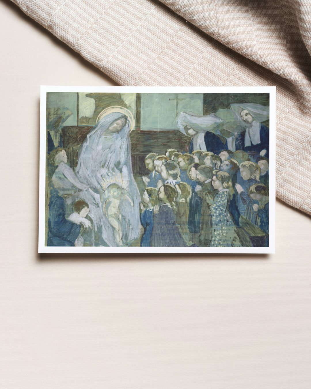 Cartão // Sketch of the Virgin at School, Maurice Denis