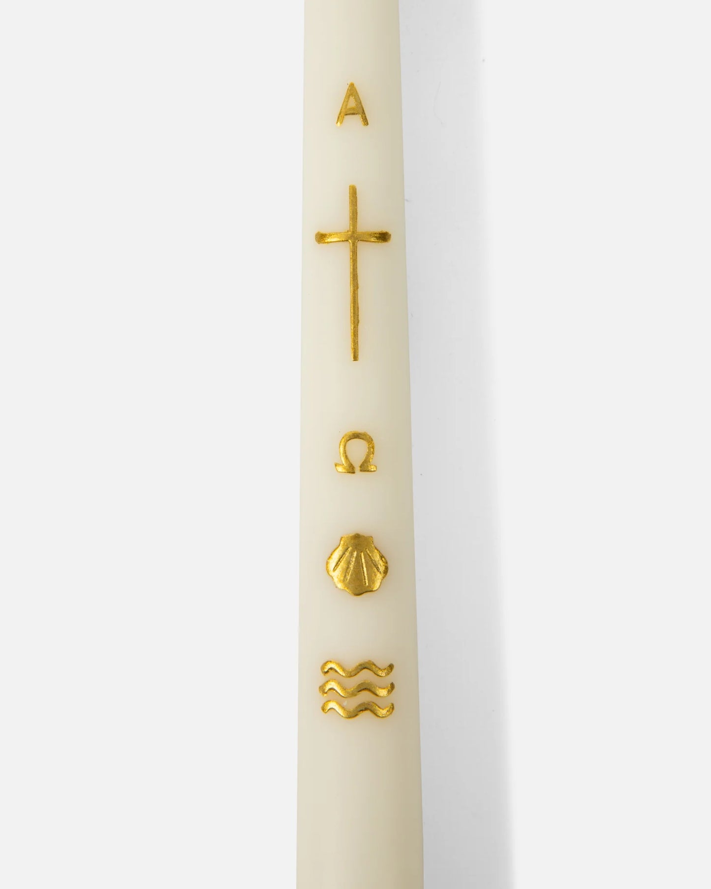 Vela de baptismo | Alfa e Ómega