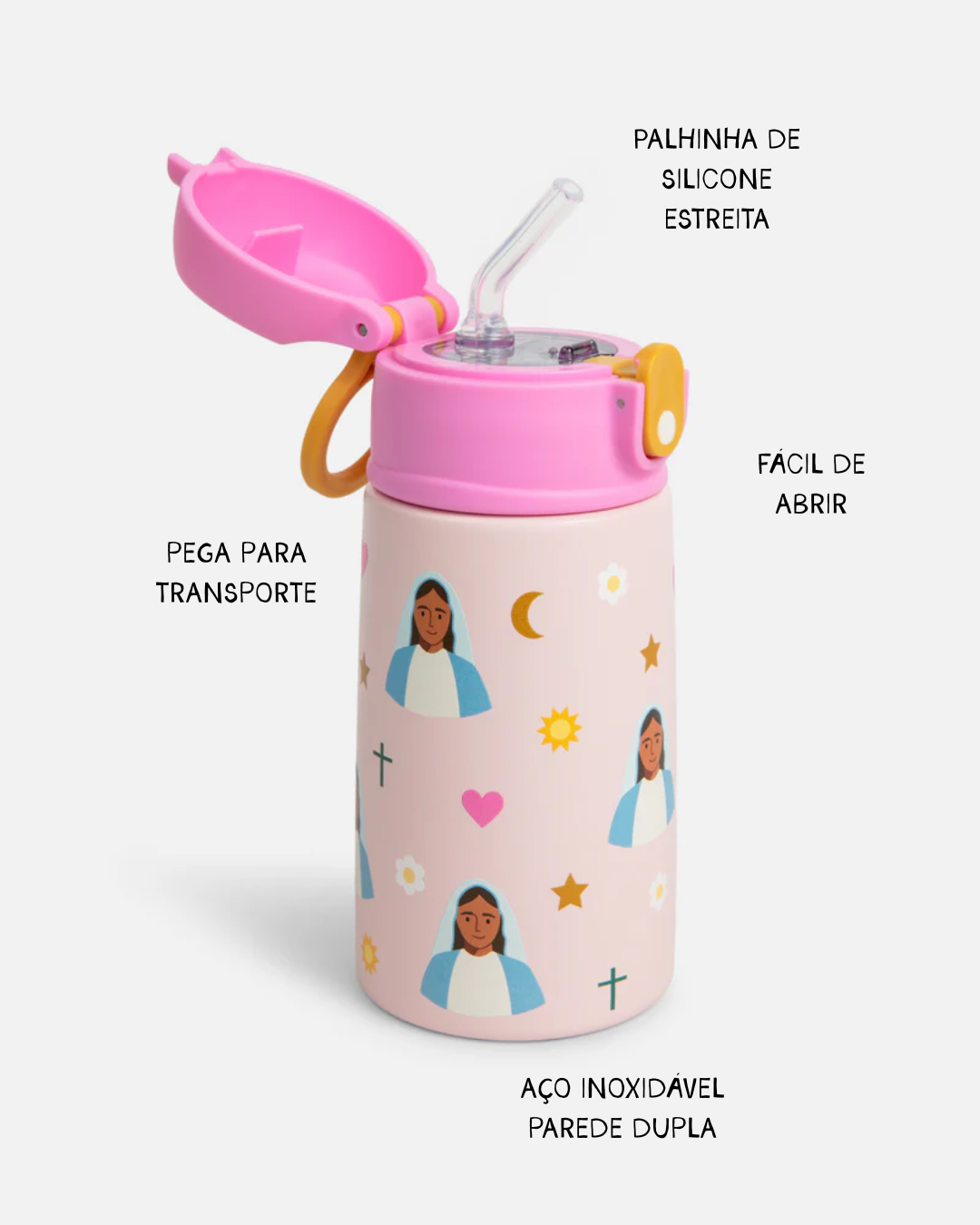 Garrafa em aço inoxidável «Maria»