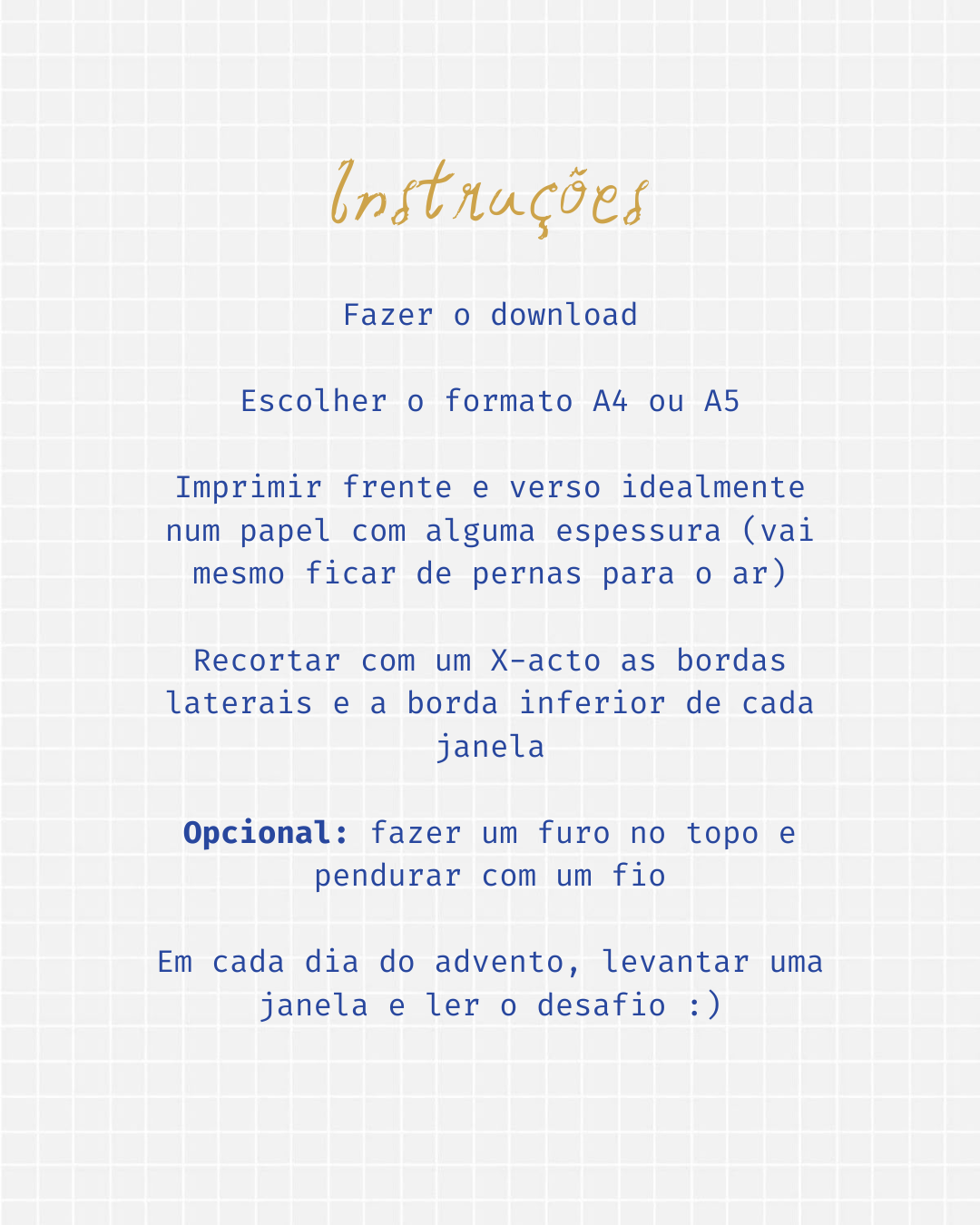 [DIGITAL] Calendário do Advento em família