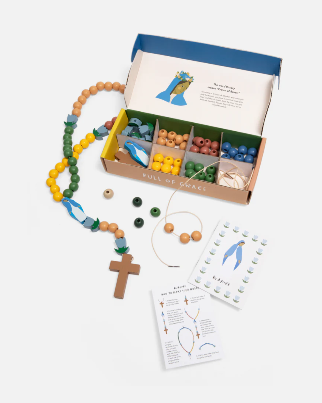 Kit de terço para montar