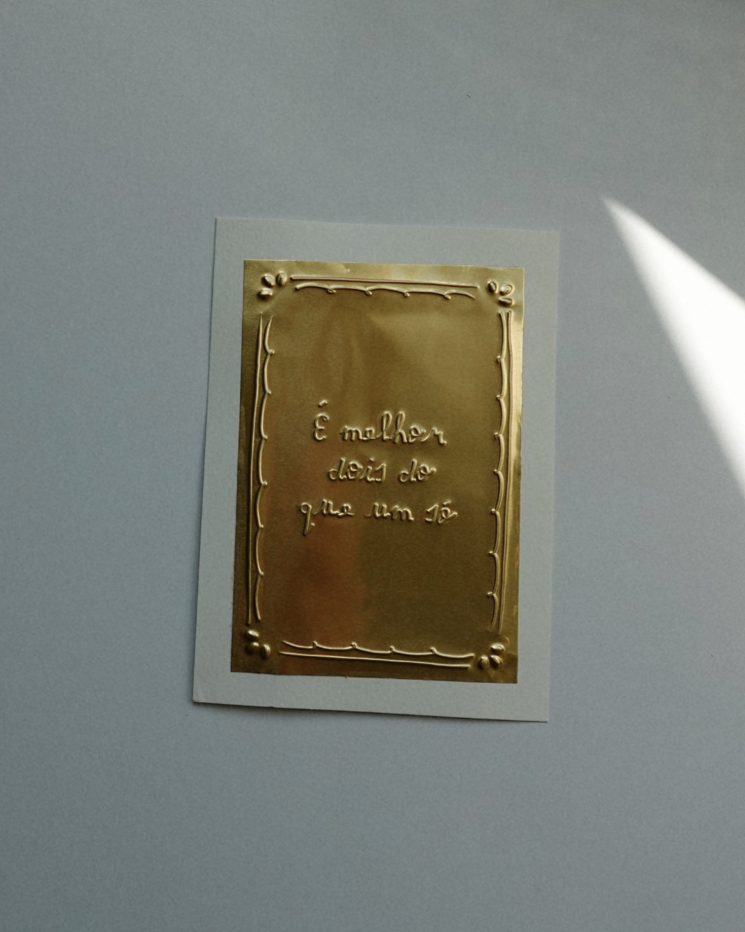 É melhor dois do que um só