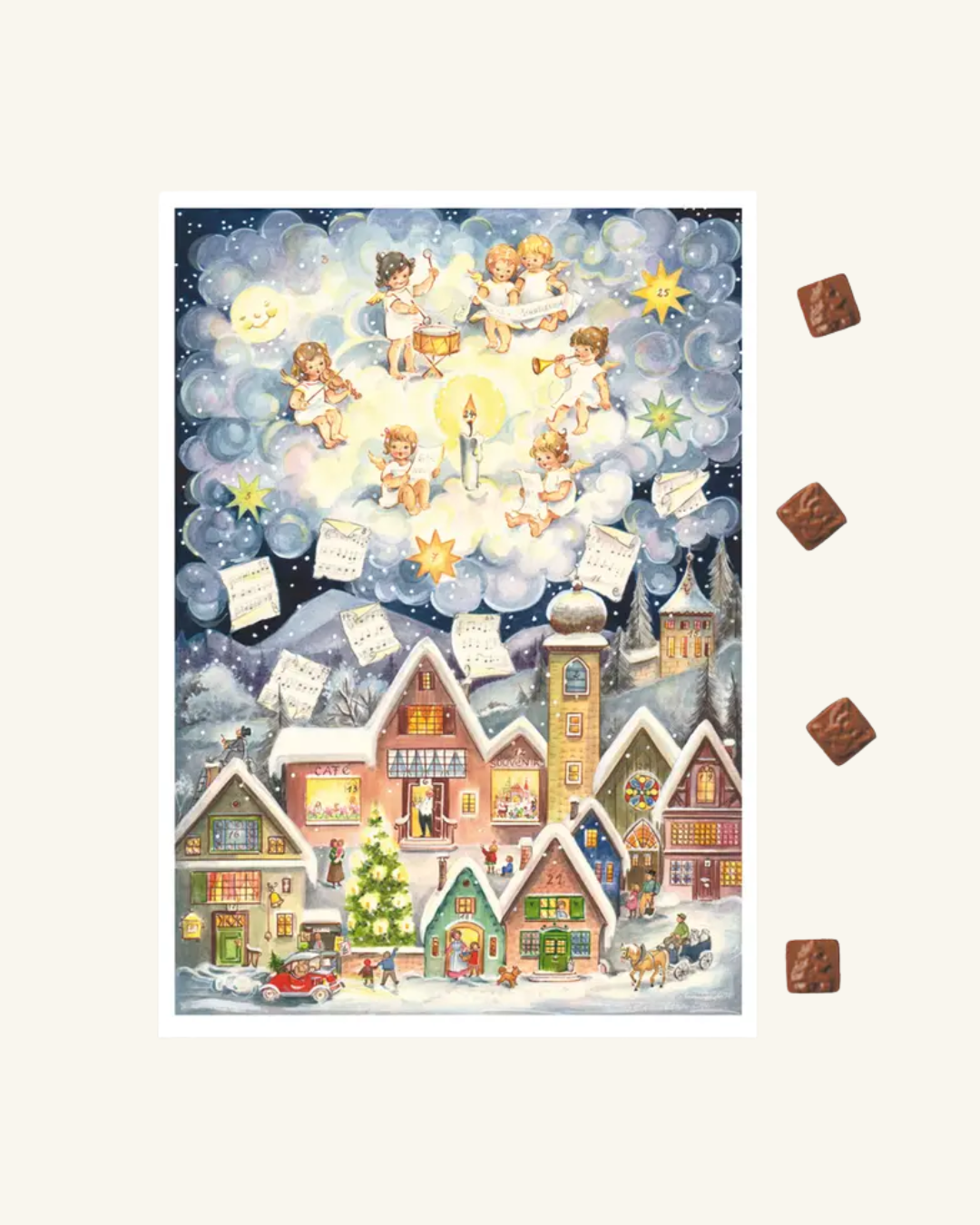 Calendário de Advento de chocolate | O Céu e a Terra cantam de alegria